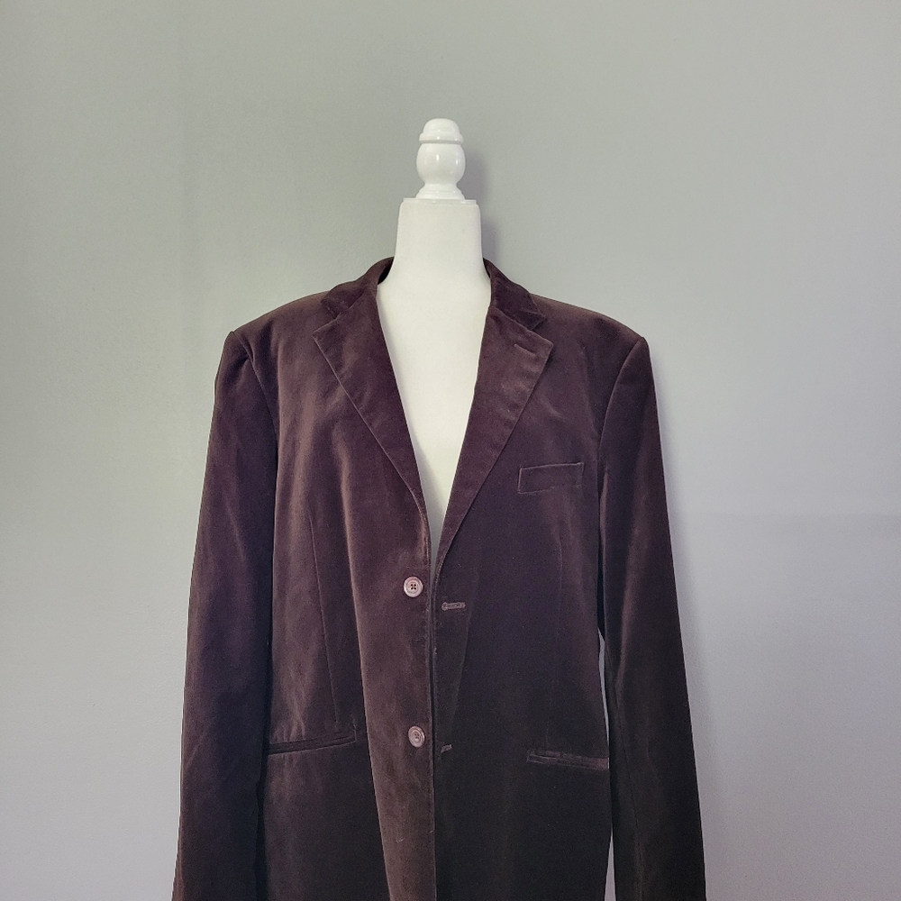 Claiborne Mens Suit - Jacket L Brown